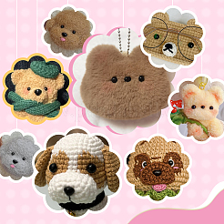 Наборы для самостоятельного изготовления кукольных глаз и носа&nbsp;DIY-WH0888-851D