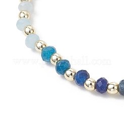 Браслеты из окрашенного натурального малайзийского нефрита и синтетического гематита для женщин&nbsp;BJEW-JB13069-02