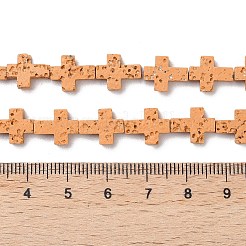 Синтетические бусины из лавы&nbsp;G-B087-01A-02