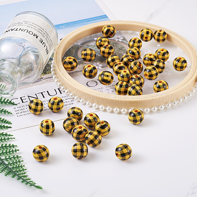 Натуральные деревянные бусы&nbsp;WOOD-TAC0010-05M-1