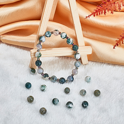 Натурального дерева агат бисер нитей&nbsp;G-OC0001-55-1