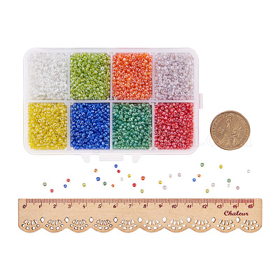 12/0 круглые бусины из стекла семян&nbsp;SEED-X0050-2mm-17-1