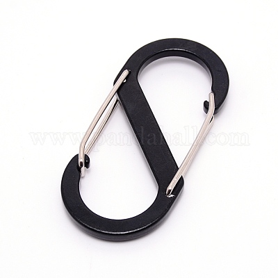 Брелок-карабин с замком из платинового алюминиевого сплава PALLOY-WH0082-24A-1