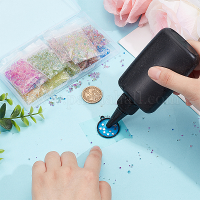 150 г 15 стиля ab цветные 3d стеклянные шарики для нейл-арта мини-бусины&nbsp;MRMJ-OC0003-95-1