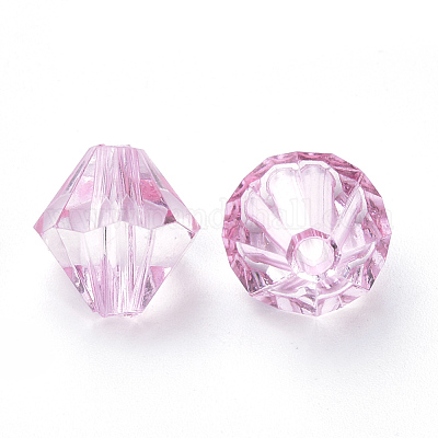 Прозрачные акриловые бусины&nbsp;X-TACR-S146-4mm-02-1