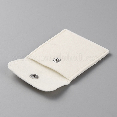 Квадратная бархатная шкатулка для драгоценностей с кнопкой CON-WH0088-77A-04-1