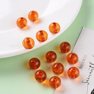 Прозрачные акриловые бусины&nbsp;MACR-S370-A12mm-726-1