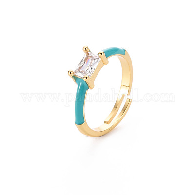 Манжеты из латуни с эмалью RJEW-T016-23E-NF-1