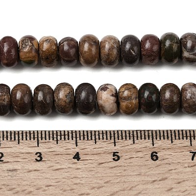 Нити бусин из натурального камня пикассо/полихромной яшмы&nbsp;G-A280-A27-02-1