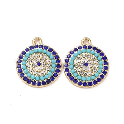 Панданты из сплава со стразами PALLOY-O109-10LG-1