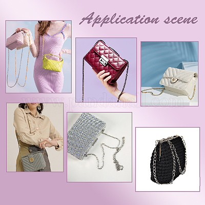 Ручки для сумок с цепочкой из цинкового сплава FIND-WH0126-33A-M-1