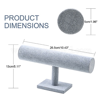 Бархат т бар браслет стенд&nbsp;NDIS-F001-02-1