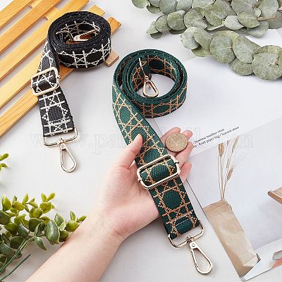 2 шт. регулируемые ремни для сумки из полиэстера с геометрическим узором 2 цветов&nbsp;FIND-PH0003-73-1