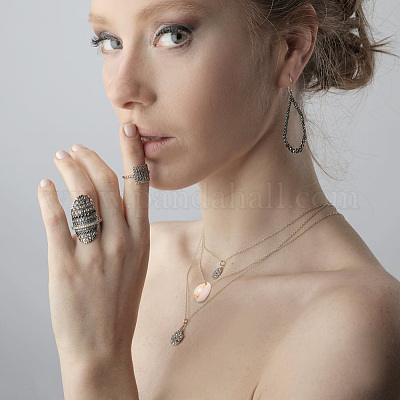 Смешанные бусины из ракушек&nbsp;BSHE-PH0003-20-1