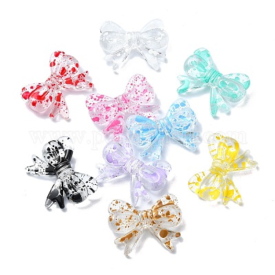 Прозрачные акриловые бусины&nbsp;OACR-E033-10-1