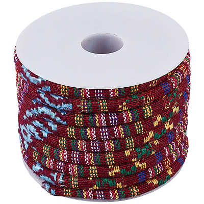 1 рулон этнических шнуров из полиэстера&nbsp;OCOR-CY0002-53A-1