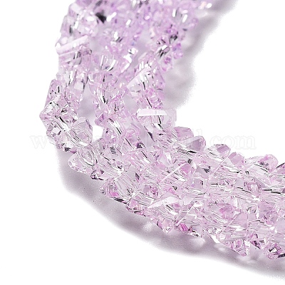 Прозрачные стеклянные бусины&nbsp;GLAA-H023-03I-1