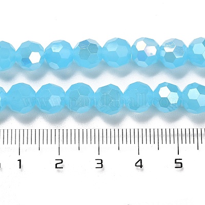 Подставки для стеклянных бусин с имитацией нефрита EGLA-A035-J8mm-B04-1