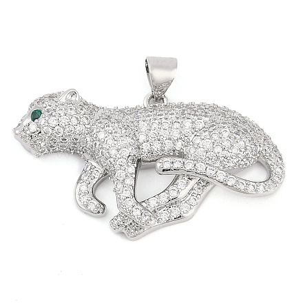 Латунные микро проложить кубического циркония подвески KK-M307-08P-1