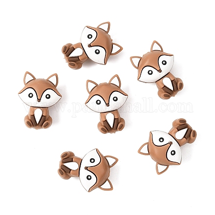 6 шт. Силиконовые бусины&nbsp;SIL-YW0002-15D-1