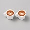 Mini Resin Imitation Coffee Cup, for Dollhouse Decorations, Chocolate, 14x23x18mm