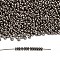 TOHO 6/0 Demi Round Beads, Japanese Seed Beads, Nickel Plating, (711) Tarnished Silver Metallic, 4x1.9mm, about 1500pcs/50g