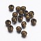 Brass Spacer Beads, Seamless, Antique Bronze, Round, Cadmium Free & Nickel Free & Lead Free, 2.4mm, Hole: 0.8mm