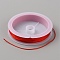 10M Polyester Round Thread, for Craft Tassel Making, Red, 15-Ply, 0.5mm, about 10.94 Yards(10m)/Roll