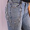 Iron 3 Layer Tassel Trousers Chains, Punk Style Decorative Chain Belts, Platinum, Cross, 450mm