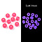 Transparent & Luminous Plastic Beads, Frosted, Crow Beads, Pony Beads, Glow in the Dark, Barrel, Deep Pink, 9x6mm, Hole: 3.8mm, about 1900pcs/500g