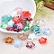 Electroplate Czech Glass Beads, AB Color Plated, Star, Mixed Color, 12x12x4.5mm, Hole: 0.9mm.
