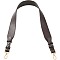 1Pc PU Leather Bag Handles, with Alloy Lobster Clasp, for Bag Straps Replacement Accessories, Light Gold, Coconut Brown, 78x3.8x0.35cm