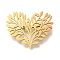 Heart Shaped Tree of Life 201 Stainless Steel Brooch for Women, Golden, 36x44.5mm