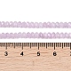 Природные кунцит бисер нитей&nbsp;G-B175-A11-2x4mm-5