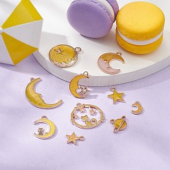 Подвески из сплава эмали 10шт 10 стиля&nbsp;ENAM-YW0002-81