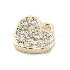 Латунные микропаве прозрачные кубические циркониевые подвески&nbsp;KK-B130-02G-07