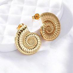 Серьги-гвоздики из нержавеющей стали 304 для женщин&nbsp;EJEW-L296-020G