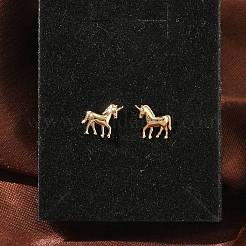 Латунь серьги&nbsp;EJEW-F403-07G