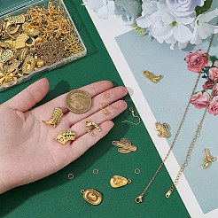 Наборы для самостоятельного изготовления сережек/ожерелья в стиле ковбойского запада&nbsp;DIY-PH0032-91