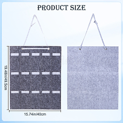 Фетровая подвесная сумка для хранения солнцезащитных очков&nbsp;AJEW-WH20006-67B