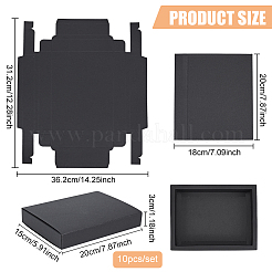 Крафт-бумага складной коробки&nbsp;CON-WH0010-01K-D