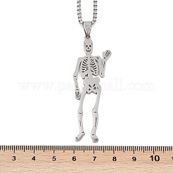 201 подвеска-скелет из нержавеющей стали&nbsp;LS-NJEW-K283-08P