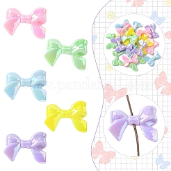 20шт 5 цвета ab цветные акриловые бусины&nbsp;CRES-YW0002-62