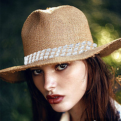 Пластиковая лента для шляпы со стразами&nbsp;DIY-DR00007