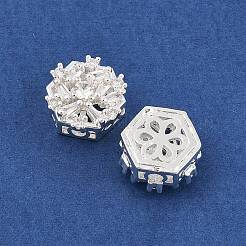 Стойки обшивки латунь микро проложить кубического циркония бусы&nbsp;KK-F879-06S