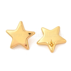 Серьги-гвоздики в форме звезды из нержавеющей стали 304&nbsp;EJEW-Q011-03G