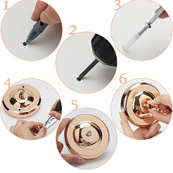 Комплекты потолочных навесов для железных светильников&nbsp;FIND-WH0110-616B