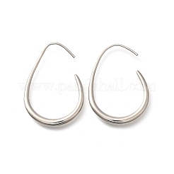 Серьги-подвески из латуни в форме слезы&nbsp;EJEW-R018-01P