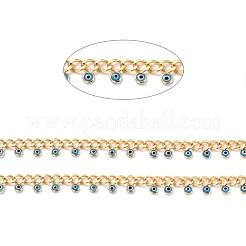 Латунные граненые бордюрные цепи ручной работы&nbsp;CHC-C020-07G-01-NR