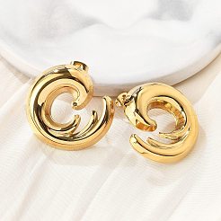 Серьги-гвоздики из нержавеющей стали 304&nbsp;EJEW-D319-08G